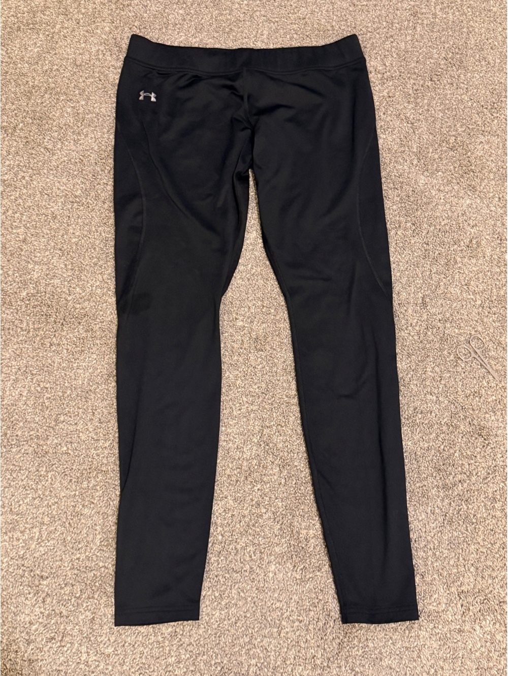 Under Armour ColdGear Fitted Black Leggings Women’s Large